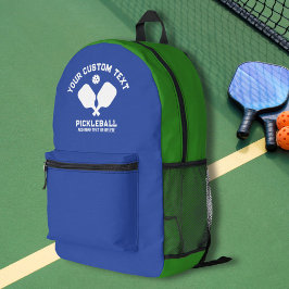 Pickleball Club Teamname Alle Personalisierten Far Bedruckter Rucksack