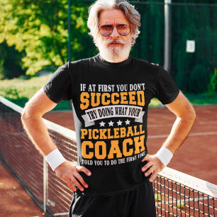 Pickleball Coach Funny Sprichwort Pickle Sport T-Shirt