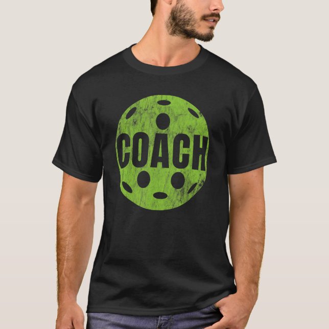 Pickleball Coach Pickleball Paddleball Player Spar T-Shirt (Vorderseite)