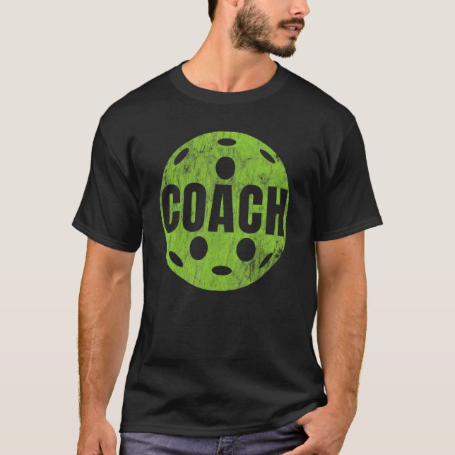 Pickleball Coach  Pickleball Paddleball Player Spo T-Shirt (Vorderseite)