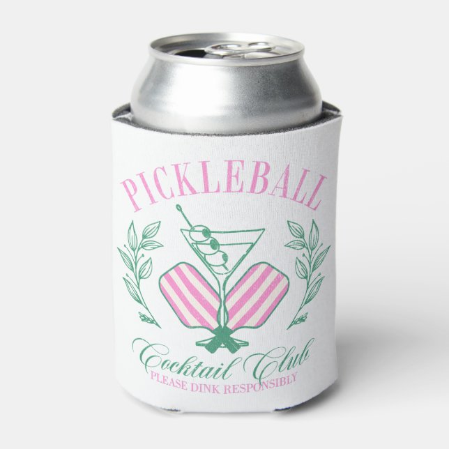 Pickleball Cocktail Club Dosenkühler (Kanne Vorderseite)