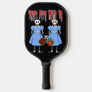Pickleball Come Play mit Uns Horror Movie Twins Schläger