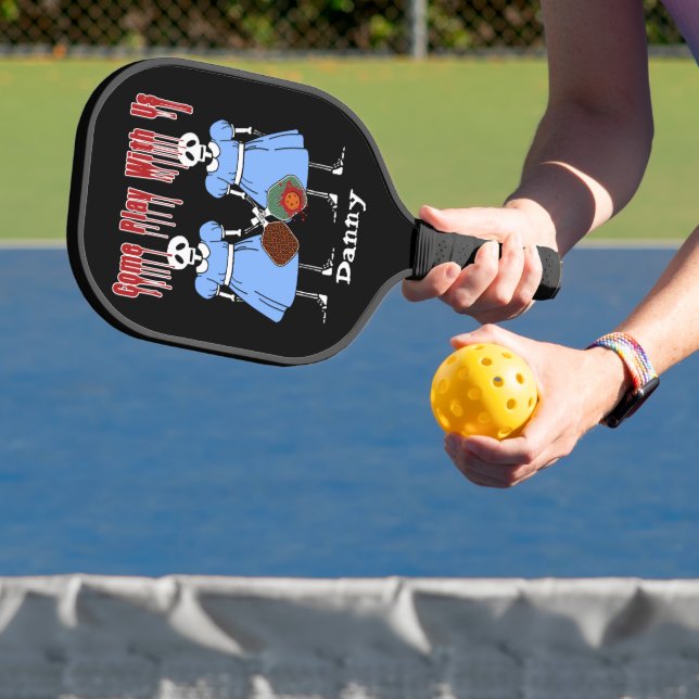 Pickleball Come Play mit Uns Horror Twins Personal Schläger (InSitu)