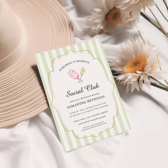 Pickleball Country Club | Bachelorette Einladung (Von Creator hochgeladen)