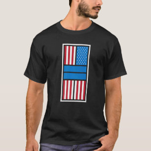 Pickleball Court American Flag USA Pride Liebe Pat T-Shirt