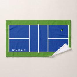 Pickleball Court Individuelle Name Handtuch