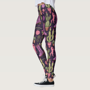 🐴 🌵 Pickleball Cowgirl Leggings
