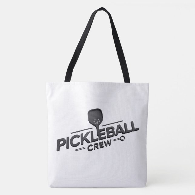 Pickleball Crew Tote Bag – Pickleball Player Shoul (Vorderseite)