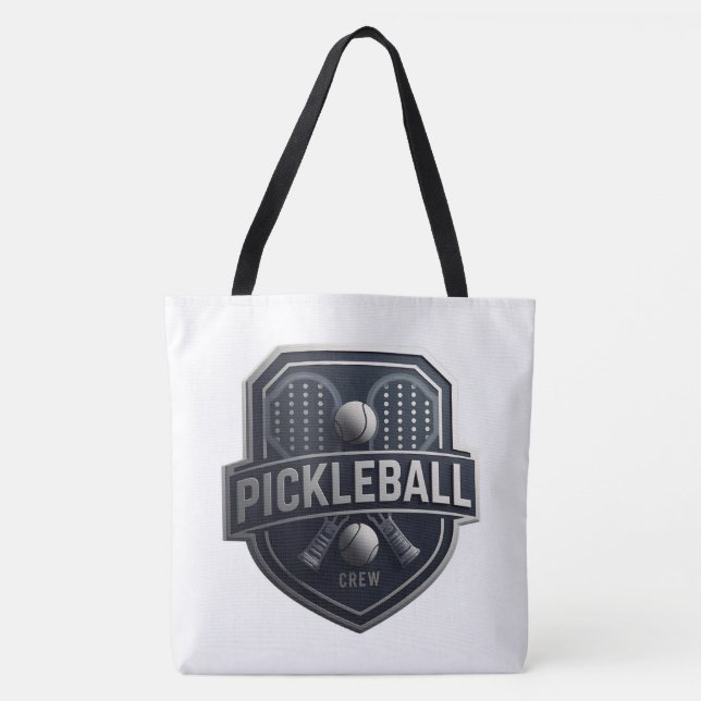 Pickleball Crew Tote Bag – Pickleball Player Shoul (Vorderseite)