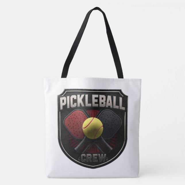 Pickleball Crew Tote Bag – Pickleball Player Shoul (Vorderseite)