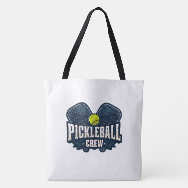 Pickleball Crew Tote Bag – Pickleball Player Shoul (Vorderseite)