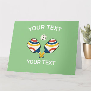 Pickleball Custom Karte