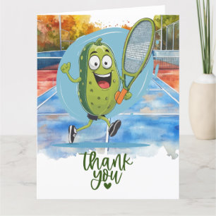 Pickleball Dankeskarte