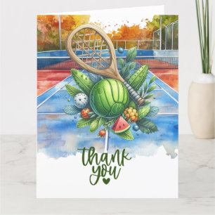 Pickleball Dankeskarte