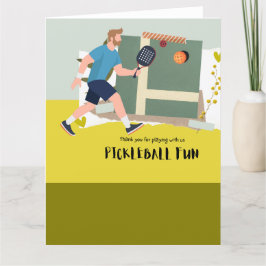 Pickleball Dankeskarte