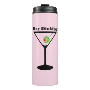 Pickleball Day Dinking Martini Pickleball Thermosbecher