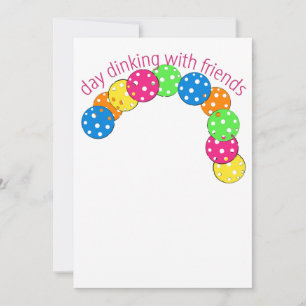 Pickleball Day Dinking mit Freunden Einladung