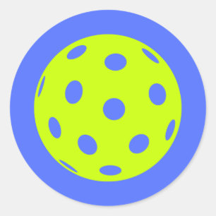 Pickleball Decal oder Aufkleber! Runder Aufkleber