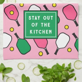 Pickleball Decor Geschirrtuch