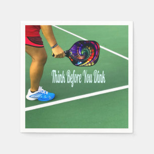 Pickleball denken, bevor Sie sterben Serviette