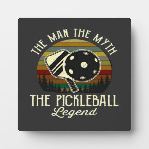 Pickleball- Der Mann, Der Mythos, Die Legende  Fotoplatte