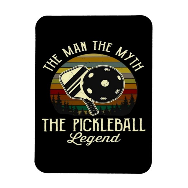 Pickleball - der Mann, der Mythos, die Legende Magnet (Vertikal)