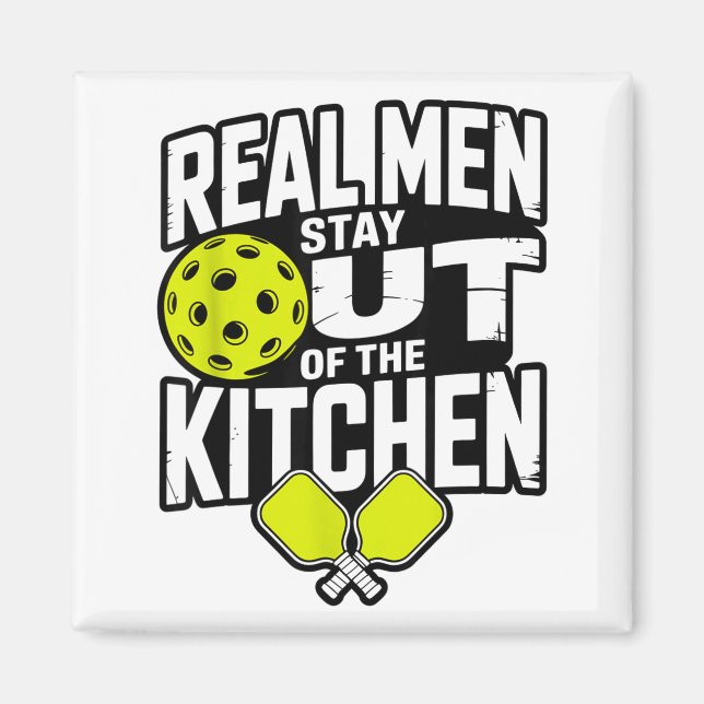Pickleball-Design für Männer Jungen Pickle Ball Magnet (Vorne)