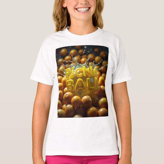 Pickleball-Design T-Shirt (Vorderseite)