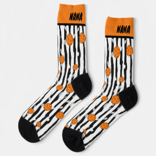 Pickleball Dink & Dash Streifen Socken