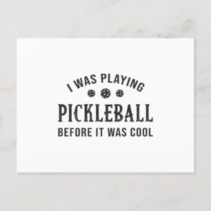 Pickleball Dink I Was Playing Pickleball Gift Postkarte