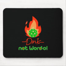 Pickleball Dink, nicht Worte, Pickleball