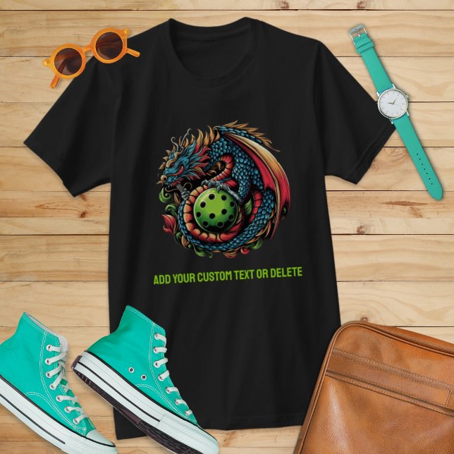 Pickleball Dragon für Paddleball Spieler Bestes Ge T-Shirt (Von Creator hochgeladen)