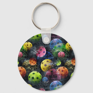 Pickleball Druck Schlüsselanhänger