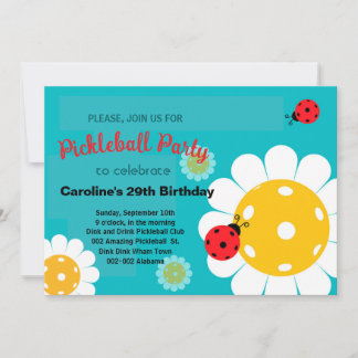 Pickleball Einladung zum Geburtstag + UAWG Einladu