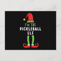 Pickleball Elf Weihnachts-Matching Familiengeschen