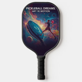 Pickleball Energy Swirl - Abstraktes Motion Poster Pickleball Schläger