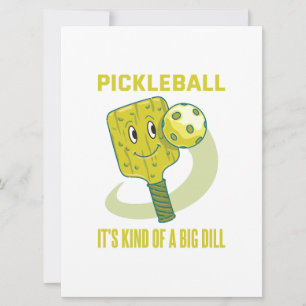 Pickleball Es ist ein großes Geschenk für den Dill Save The Date