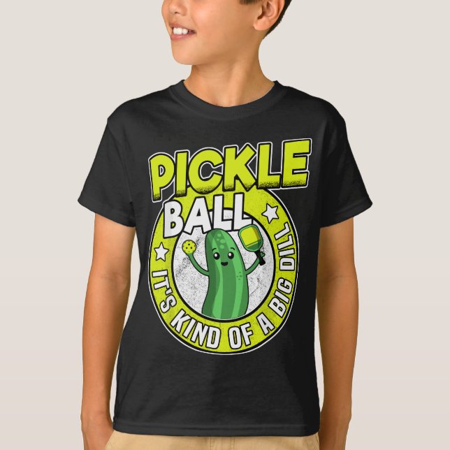 Pickleball Es ist eine Art Dill Retro-Funny Pic T-Shirt (Vorderseite)