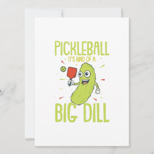 Pickleball Es ist eine Art Dill-Spaß-Pun-Geschenk Feiertagskarte