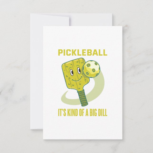 Pickleball Es ist eine Art Dill-Spaß-Pun-Geschenk Karte (Vorderseite)