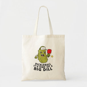 Pickleball Es ist eine Art großer Dill Pickles Pun Tragetasche