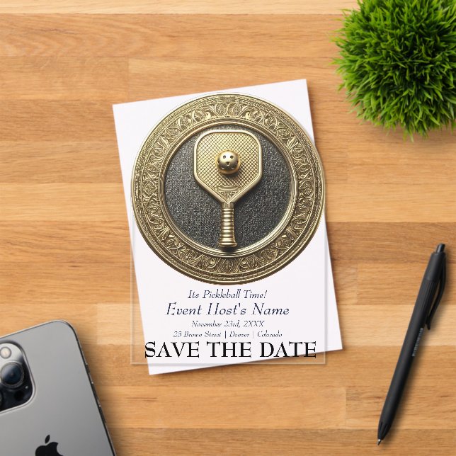 Pickleball-Event-Party Einladung (Insitu (Einladungskarte))