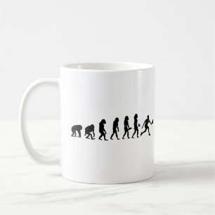 Pickleball Evolution Funny Pickleball Kaffeetasse