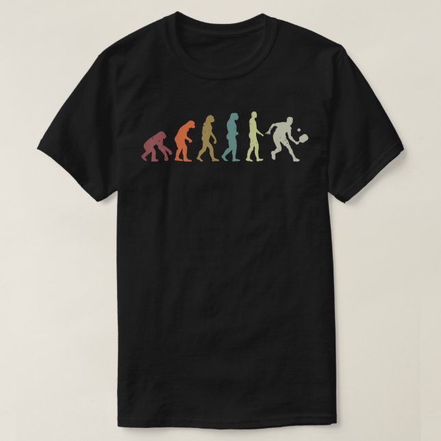 Pickleball-Evolution Männer-Pickleball  T-Shirt (Design vorne)