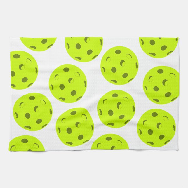 Pickleball Explosion Küche  oder Sport Handtuch (Horizontal)