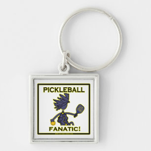 Pickleball fanatische Geschenke u. T-Shirts Schlüsselanhänger