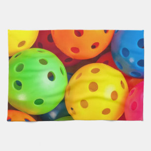 Pickleball farbenfroh geschirrtuch