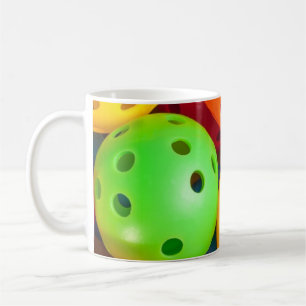 Pickleball farbenfroh kaffeetasse