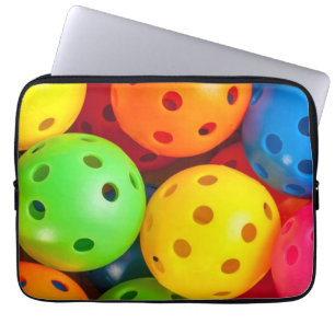 Pickleball farbenfroh laptopschutzhülle