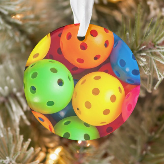 Pickleball farbenfroh ornament (Baum)